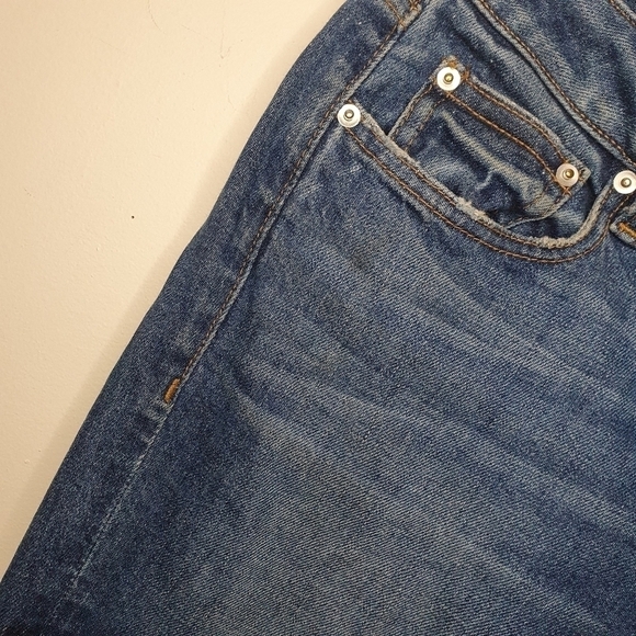 Derek Lam 10 Crosby Denim Mila Patchwork Girlfriend Jeans Size 25 - Picture 6 of 11